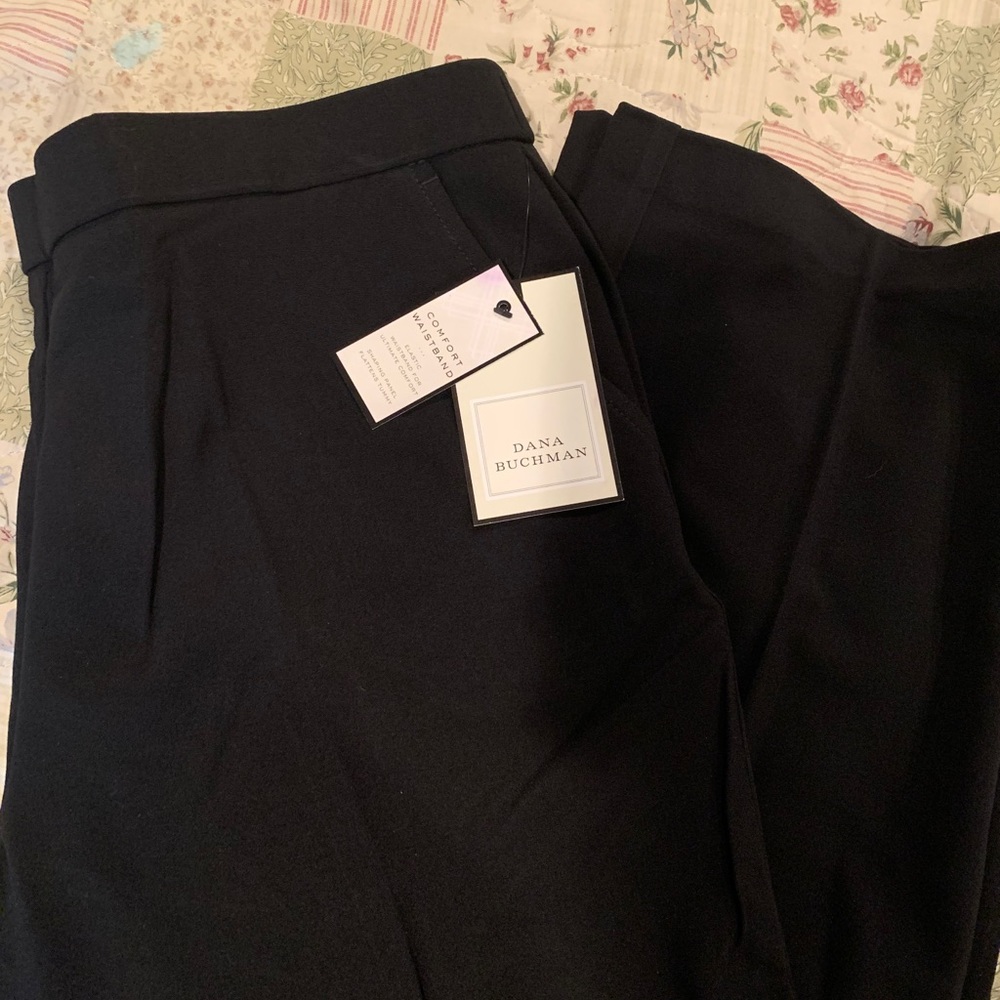 Dana Buchman Black pants size 14 NEW